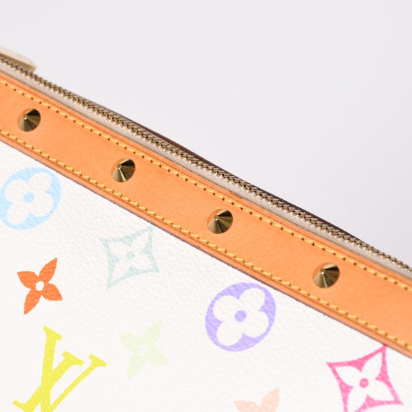 LOUIS VUITTON ルイヴィトン ポシェット アクセソワール アクセサリーポーチ M92649 モノグラム マルチカラー 村上隆 美品 中古 4a001980