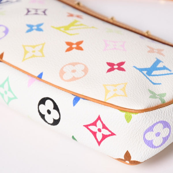 LOUIS VUITTON ルイヴィトン ポシェット アクセソワール アクセサリーポーチ M92649 モノグラム マルチカラー 村上隆 美品 中古 4a001980