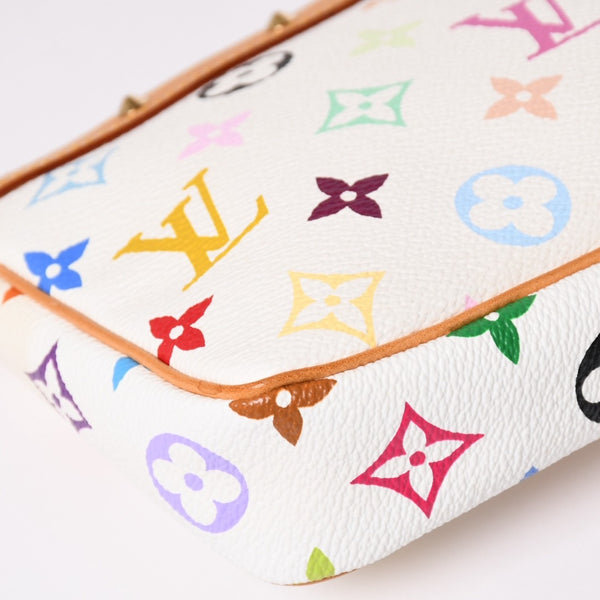 LOUIS VUITTON ルイヴィトン ポシェット アクセソワール アクセサリーポーチ M92649 モノグラム マルチカラー 村上隆 美品 中古 4a001980