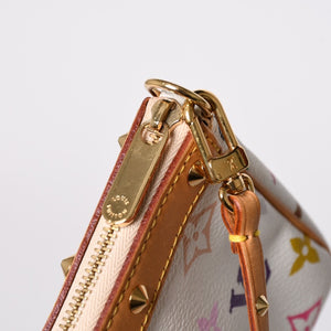 LOUIS VUITTON ルイヴィトン ポシェット アクセソワール アクセサリーポーチ M92649 モノグラム マルチカラー 村上隆 美品 中古 4a001980