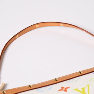 LOUIS VUITTON ルイヴィトン ポシェット アクセソワール アクセサリーポーチ M92649 モノグラム マルチカラー 村上隆 美品 中古 4a001980