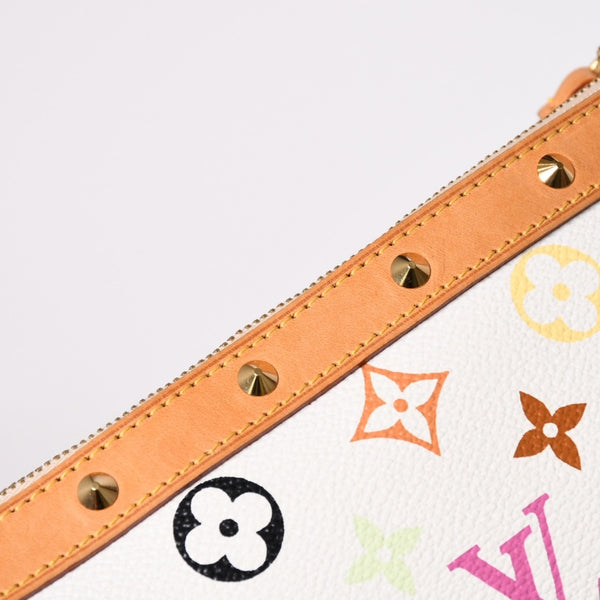 LOUIS VUITTON ルイヴィトン ポシェット アクセソワール アクセサリーポーチ M92649 モノグラム マルチカラー 村上隆 美品 中古 4a001980