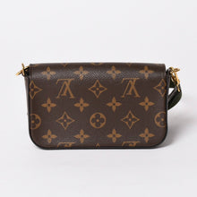 Load image into Gallery viewer, 極美品 LOUIS VUITTON ルイ ヴィトン ミュルティポシェットフェリシー ショルダーバッグ M80091 ブラウン グリーン 中古 4a002385
