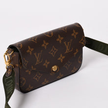 Load image into Gallery viewer, 極美品 LOUIS VUITTON ルイ ヴィトン ミュルティポシェットフェリシー ショルダーバッグ M80091 ブラウン グリーン 中古 4a002385