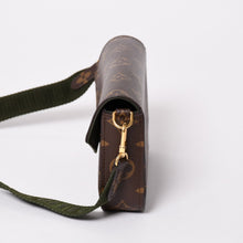 Load image into Gallery viewer, 極美品 LOUIS VUITTON ルイ ヴィトン ミュルティポシェットフェリシー ショルダーバッグ M80091 ブラウン グリーン 中古 4a002385