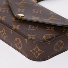 Load image into Gallery viewer, 極美品 LOUIS VUITTON ルイ ヴィトン ミュルティポシェットフェリシー ショルダーバッグ M80091 ブラウン グリーン 中古 4a002385