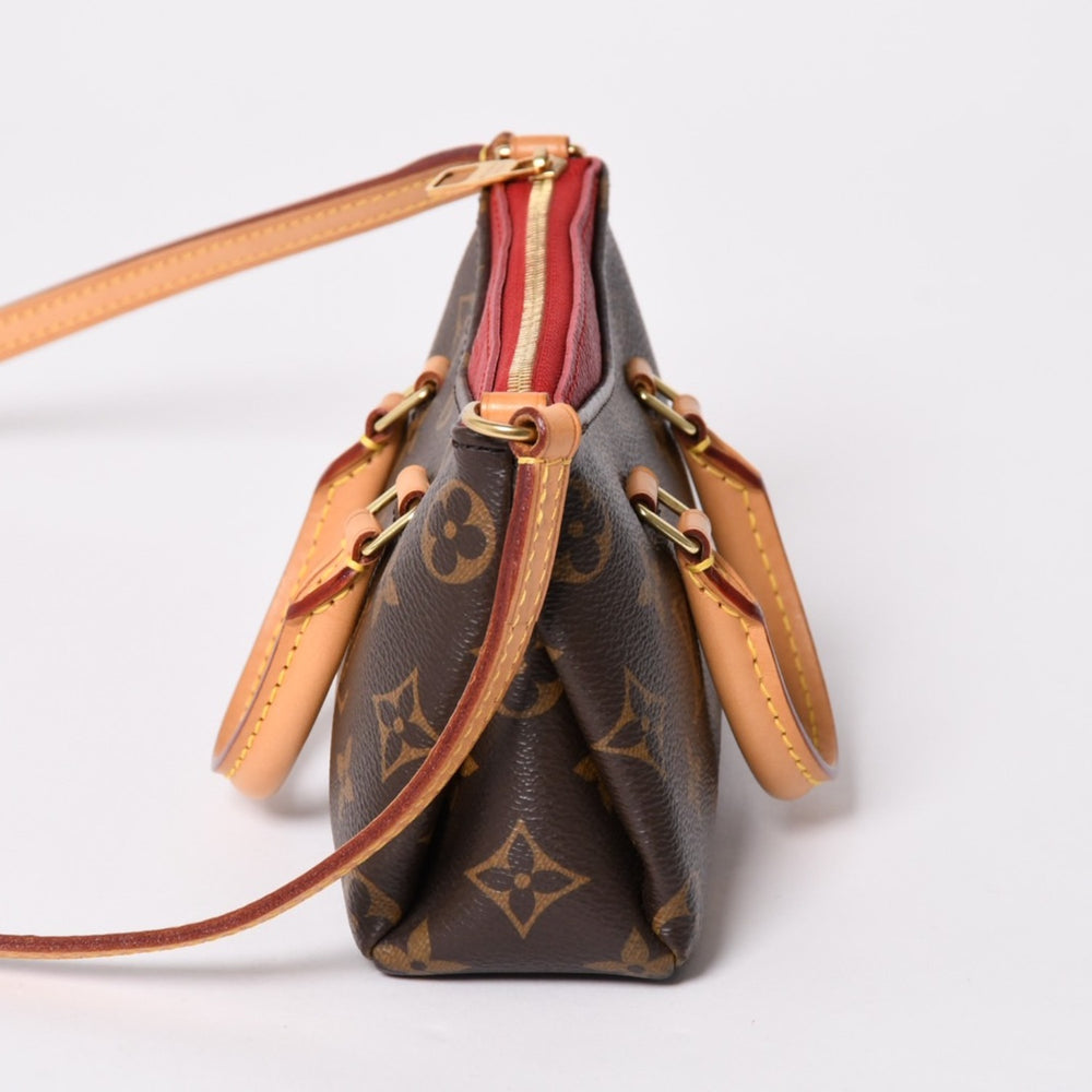極美品 LOUIS VUITTON ルイヴィトン ナノパラス Ｍ61254 2WAY ハンドバッグ ショルダーバッグ 中古 4a001982