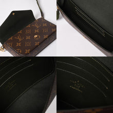 Load image into Gallery viewer, 極美品 LOUIS VUITTON ルイ ヴィトン ミュルティポシェットフェリシー ショルダーバッグ M80091 ブラウン グリーン 中古 4a002385