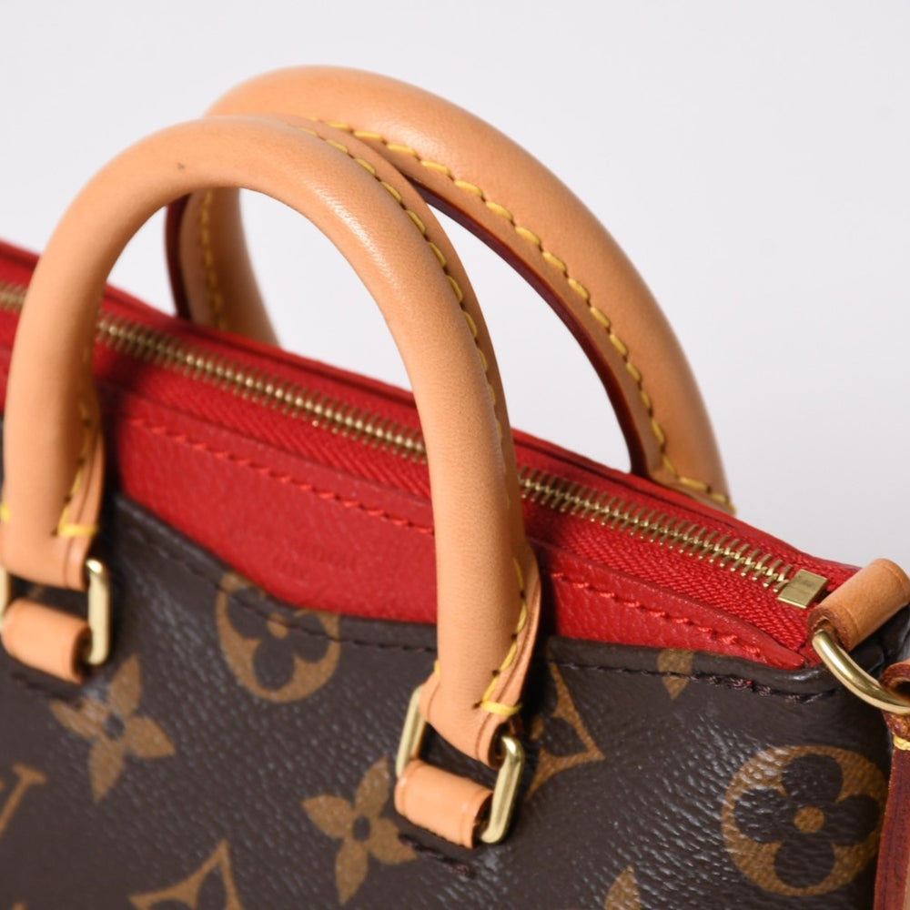 極美品 LOUIS VUITTON ルイヴィトン ナノパラス Ｍ61254 2WAY ハンドバッグ ショルダーバッグ 中古 4a001982