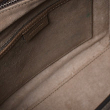 Load image into Gallery viewer, 極美品 CELINE セリーヌ ハンドバッグ ショルダーバッグ 2way ラゲージナノショッパー カーフスキン メタルブラック金具 スリ ベージュ 中古 4a002846