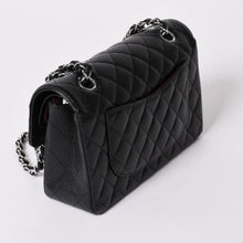 画像をギャラリービューアに読み込む, 未使用 CHANEL シャネル Wフラップ チェーンショルダーバッグ マトラッセ23 キャビアスキン ブラック シルバー金具 ランダム 中古 4a002446
