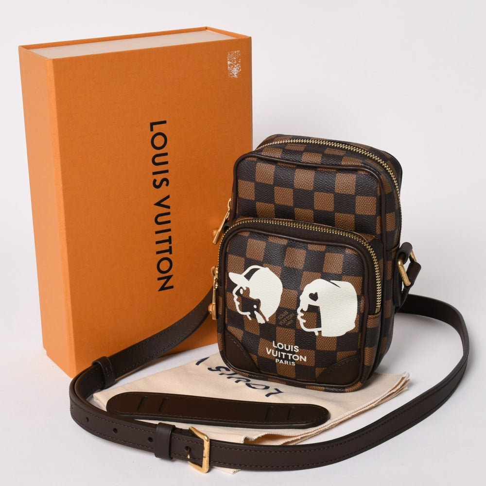 New and unused LOUIS VUITTON NIGO Immediately sold out Amazon Shoulder bag N40768 Damier Giant Used 4a01992