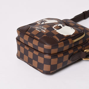 新品未使用 LOUIS VUITTON ルイヴィトン NIGO 即完売 アマゾン ショルダーバッグ N40768 ダミエジャイアント 中古 4a01992