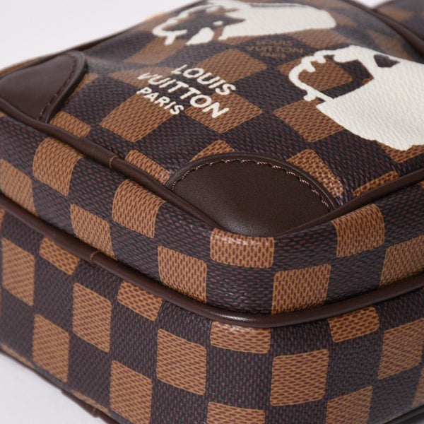 新品未使用 LOUIS VUITTON ルイヴィトン NIGO 即完売 アマゾン ショルダーバッグ N40768 ダミエジャイアント 中古 4a01992