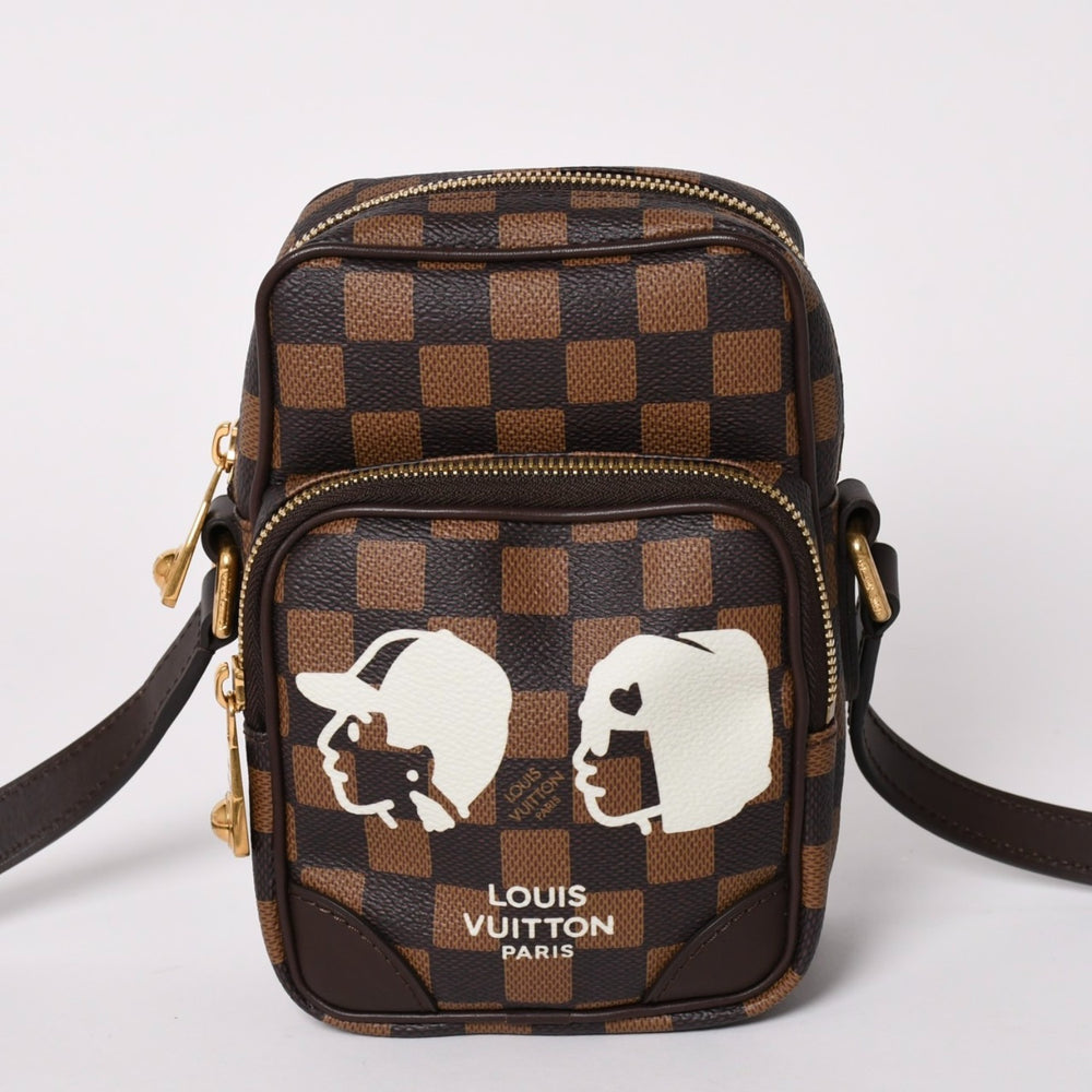New and unused LOUIS VUITTON NIGO Immediately sold out Amazon Shoulder bag N40768 Damier Giant Used 4a01992