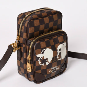 新品未使用 LOUIS VUITTON ルイヴィトン NIGO 即完売 アマゾン ショルダーバッグ N40768 ダミエジャイアント 中古 4a01992