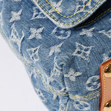 画像をギャラリービューアに読み込む, 極美品 LOUIS VUITTON ルイヴィトン バギーGM ショルダーバッグ M95048 モノグラムデニム ブルー ゴールド金具 中古 4a001993