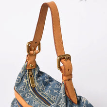 Load image into Gallery viewer, LOUIS VUITTON ルイヴィトン モノグラムデニム バギーPM ショルダーバッグ ワンショルダー M95049 インディゴブルー 美品 中古 4a001981