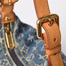 Load image into Gallery viewer, LOUIS VUITTON ルイヴィトン モノグラムデニム バギーPM ショルダーバッグ ワンショルダー M95049 インディゴブルー 美品 中古 4a001981