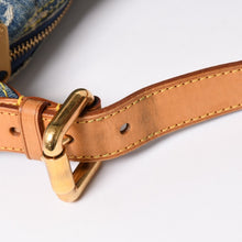Load image into Gallery viewer, LOUIS VUITTON ルイヴィトン モノグラムデニム バギーPM ショルダーバッグ ワンショルダー M95049 インディゴブルー 美品 中古 4a001981