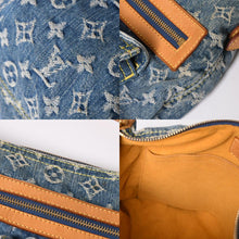 Load image into Gallery viewer, LOUIS VUITTON ルイヴィトン モノグラムデニム バギーPM ショルダーバッグ ワンショルダー M95049 インディゴブルー 美品 中古 4a001981