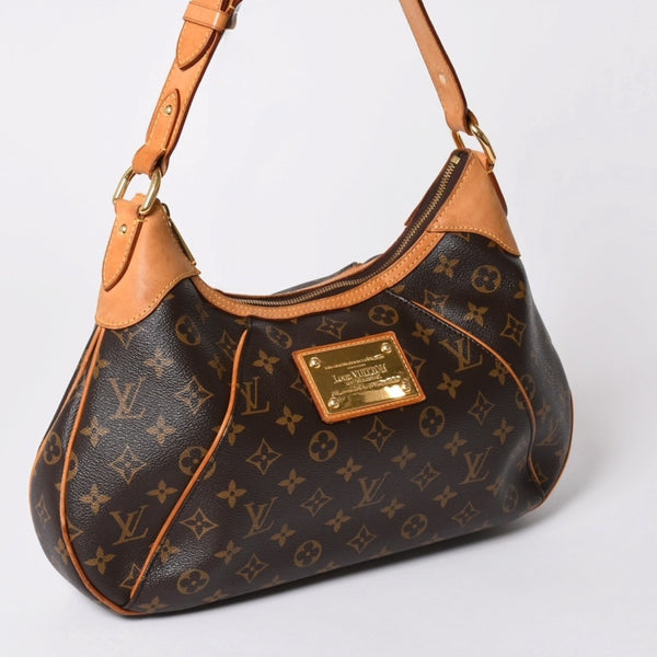 LOUIS VUITTON Thames GM One Shoulder Bag M56383 Brown Monogram Canvas Good Condition Used 4a000851