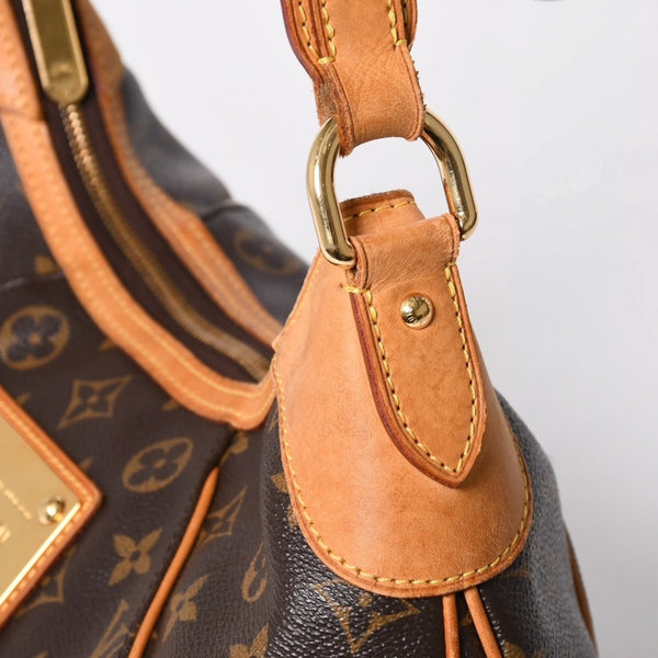 LOUIS VUITTON Thames GM One Shoulder Bag M56383 Brown Monogram Canvas Good Condition Used 4a000851