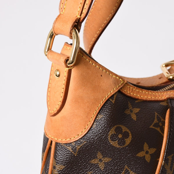 LOUIS VUITTON Thames GM One Shoulder Bag M56383 Brown Monogram Canvas Good Condition Used 4a000851