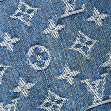 画像をギャラリービューアに読み込む, 極美品 LOUIS VUITTON ルイヴィトン バギーGM ショルダーバッグ M95048 モノグラムデニム ブルー ゴールド金具 中古 4a001993