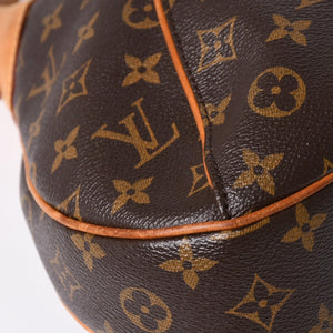 LOUIS VUITTON Thames GM One Shoulder Bag M56383 Brown Monogram Canvas Good Condition Used 4a000851