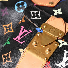 画像をギャラリービューアに読み込む, 極美品 LOUIS VUITTON ルイヴィトン スピーディ30 ハンドバッグ M92642 モノグラム マルチカラー ブラック ゴールド金具 村上隆 中古 4a001995