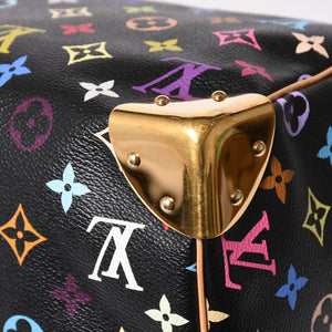 極美品 LOUIS VUITTON ルイヴィトン スピーディ30 ハンドバッグ M92642 モノグラム マルチカラー ブラック ゴールド金具 村上隆 中古 4a001995