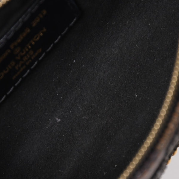 Very good condition LOUIS VUITTON Monogram Mini Pochette Accessory Damier Payette N63176 Sequins Used 4a002411