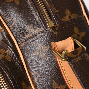 極美品 LOUIS VUITTON ルイヴィトン ナイル ショルダーバッグ M45244 モノグラム ブラウン PVC レザー ゴールド金具 中古 4a000376