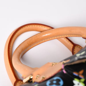 極美品 LOUIS VUITTON ルイヴィトン スピーディ30 ハンドバッグ M92642 モノグラム マルチカラー ブラック ゴールド金具 村上隆 中古 4a001995