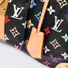 画像をギャラリービューアに読み込む, 極美品 LOUIS VUITTON ルイヴィトン スピーディ30 ハンドバッグ M92642 モノグラム マルチカラー ブラック ゴールド金具 村上隆 中古 4a001995