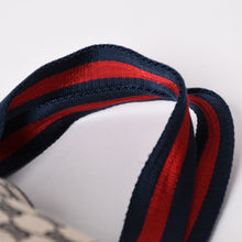 画像をギャラリービューアに読み込む, 極美品 GUCCI グッチ トートバッグ 145810 シェリーライン GGキャンバス レザー シルバー金具 ブラウン 中古 4a002056