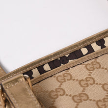 画像をギャラリービューアに読み込む, 極美品 GUCCI グッチ Tote Bag トートバッグ Gold ゴールド ブラウン ゴールド金具 中古 137396 4a002057