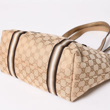 画像をギャラリービューアに読み込む, 極美品 GUCCI グッチ Tote Bag トートバッグ Gold ゴールド ブラウン ゴールド金具 中古 137396 4a002057