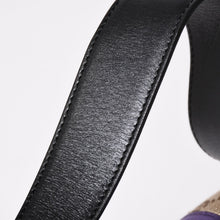 Load image into Gallery viewer, 極美品 GUCCI グッチ ホースビットGGキャンバスセミショルダーバッグ パープル ブラック キャンバス地 サテン ブラックレザー トムフォード期 129699 002058 中古 4a001998