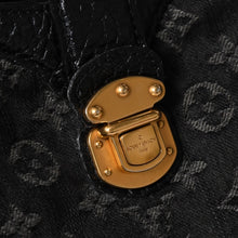 画像をギャラリービューアに読み込む, 極美品 LOUIS VUITTON ルイヴィトン ショルダーバッグ スライトリー モノグラム デニム M95835 ブラック ゴールド金具 中古 4a002460