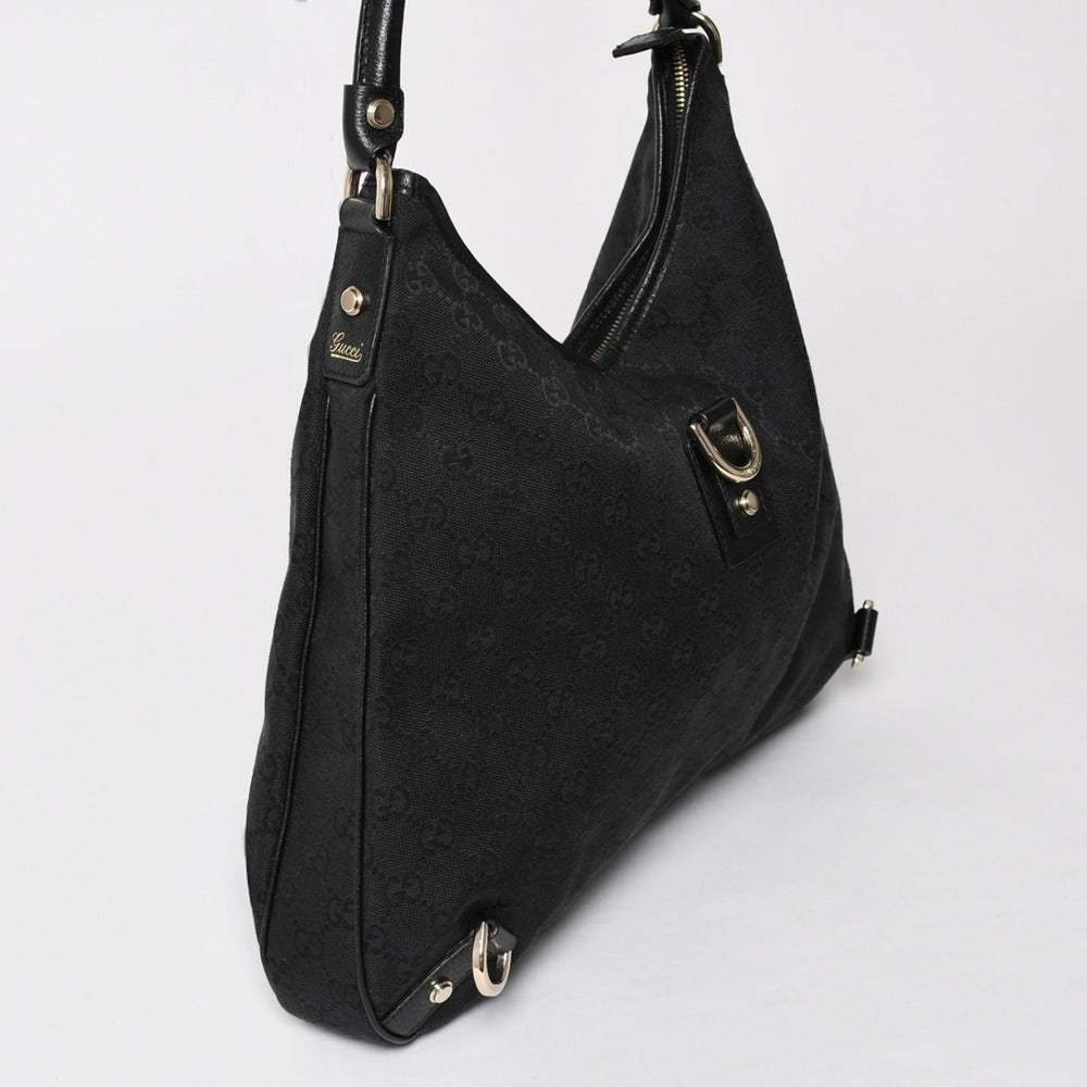 極美品 GUCCI グッチ GGキャンバス ショルダーバッグ 130737 ワンショルダー セミショルダー ゴールド金具 中古 4a002078