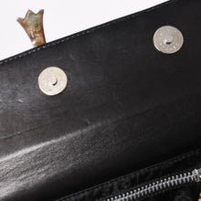 Load image into Gallery viewer, CHROME HEARTS クロムハーツ ディナーバッグ クラッチバッグ ラージクロス マトラッセ ラムスキン ブラック 美品 中古 4a002005