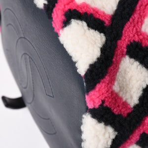 極美品 CHANEL シャネル URBAN SPIRIT MEDIUM アーバンスピリット ミディアム バックパック A91121 23番台 ココマーク シアリング 中古 4a001454