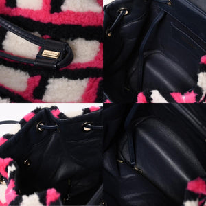 極美品 CHANEL シャネル URBAN SPIRIT MEDIUM アーバンスピリット ミディアム バックパック A91121 23番台 ココマーク シアリング 中古 4a001454