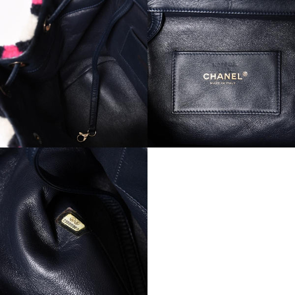 極美品 CHANEL シャネル URBAN SPIRIT MEDIUM アーバンスピリット ミディアム バックパック A91121 23番台 ココマーク シアリング 中古 4a001454