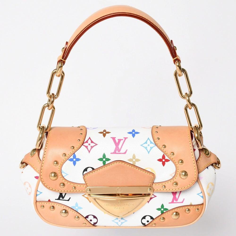 Very Good Condition LOUIS VUITTON Marilyn PM One Shoulder Bag M40127 Monogram Multicolor Takashi Murakami Used 4a002016