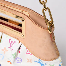 Load image into Gallery viewer, 極美品 LOUIS VUITTON ルイヴィトン モノグラムマルチカラー ジュディPM 村上隆 ハンドバッグ M40257 ホワイト 中古 4a001983