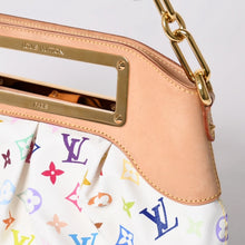 Load image into Gallery viewer, 極美品 LOUIS VUITTON ルイヴィトン モノグラムマルチカラー ジュディPM 村上隆 ハンドバッグ M40257 ホワイト 中古 4a001983