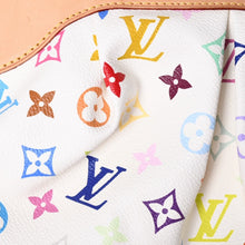 Load image into Gallery viewer, 極美品 LOUIS VUITTON ルイヴィトン モノグラムマルチカラー ジュディPM 村上隆 ハンドバッグ M40257 ホワイト 中古 4a001983